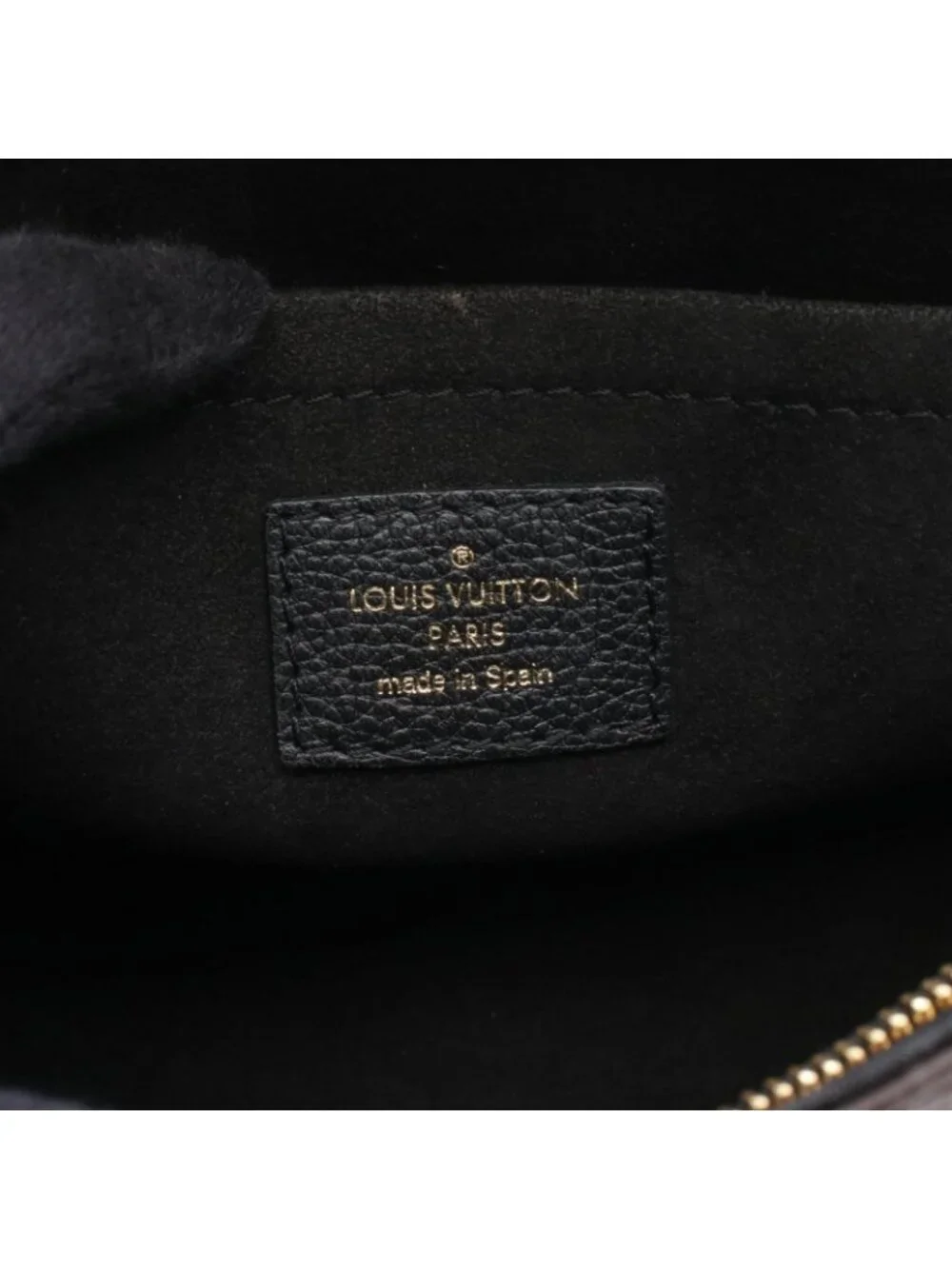 Louis Vuitton Shoulder Bag Sun Placido Monogram Noir Canvas Leather